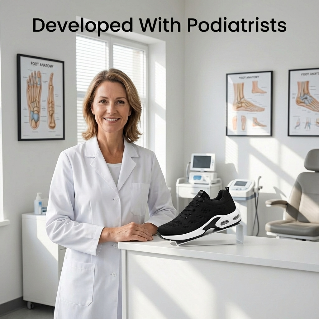 Orthora Pro – 12-Hour Shift Shoes for Heel &amp; Plantar Fasciitis Relief (Unisex)