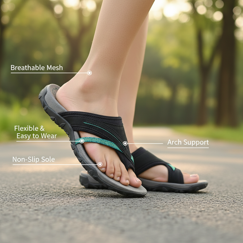OrthoFlips – All-Day Comfort &amp; Pain-Free Orthopedic Sandals