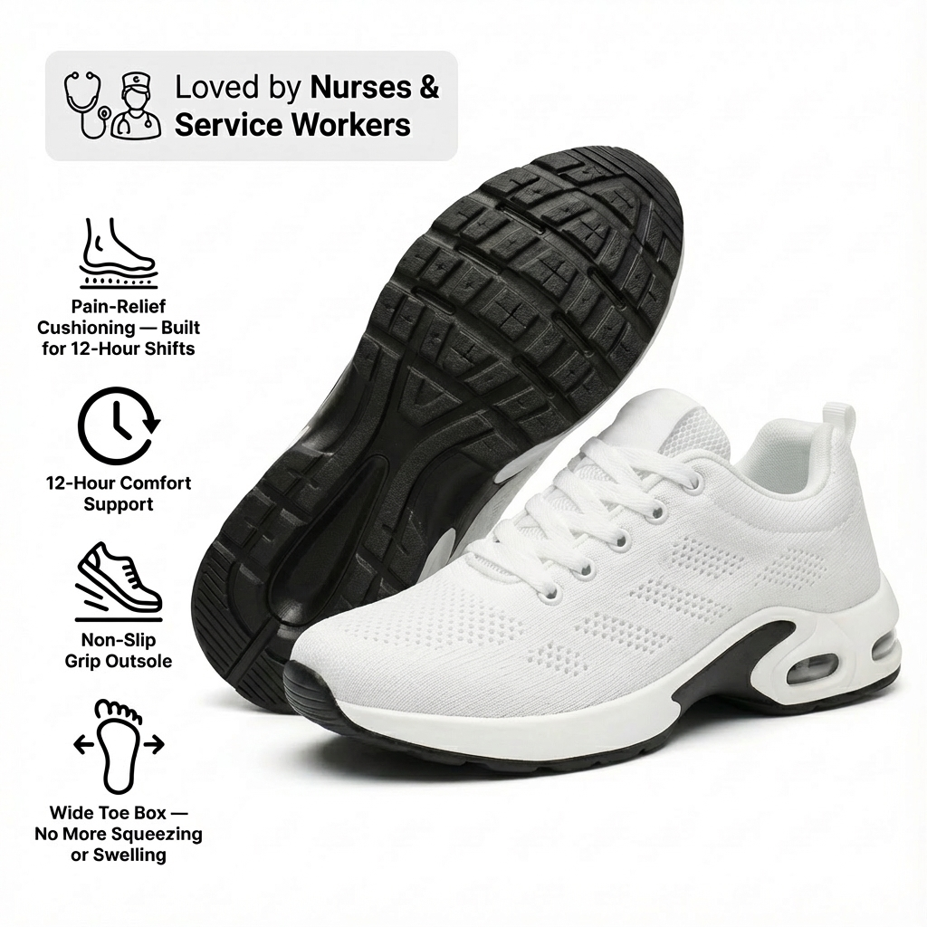Orthora Pro – 12-Hour Shift Shoes for Heel &amp; Plantar Fasciitis Relief (Unisex) (Copy)