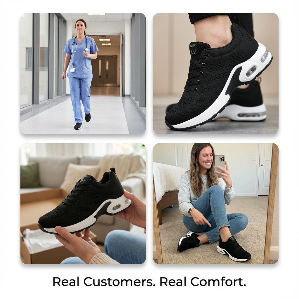 Orthora Pro – 12-Hour Shift Shoes for All-Day Foot, Knee &amp; Back Pain Relief (BOGO) (Copy)