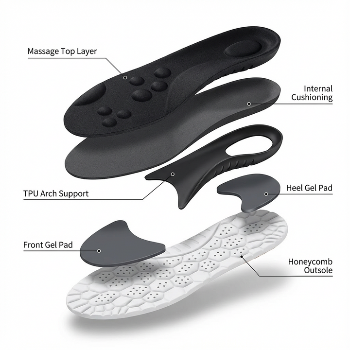 Orthora Massage Insoles – 12 Hour Shift Comfort