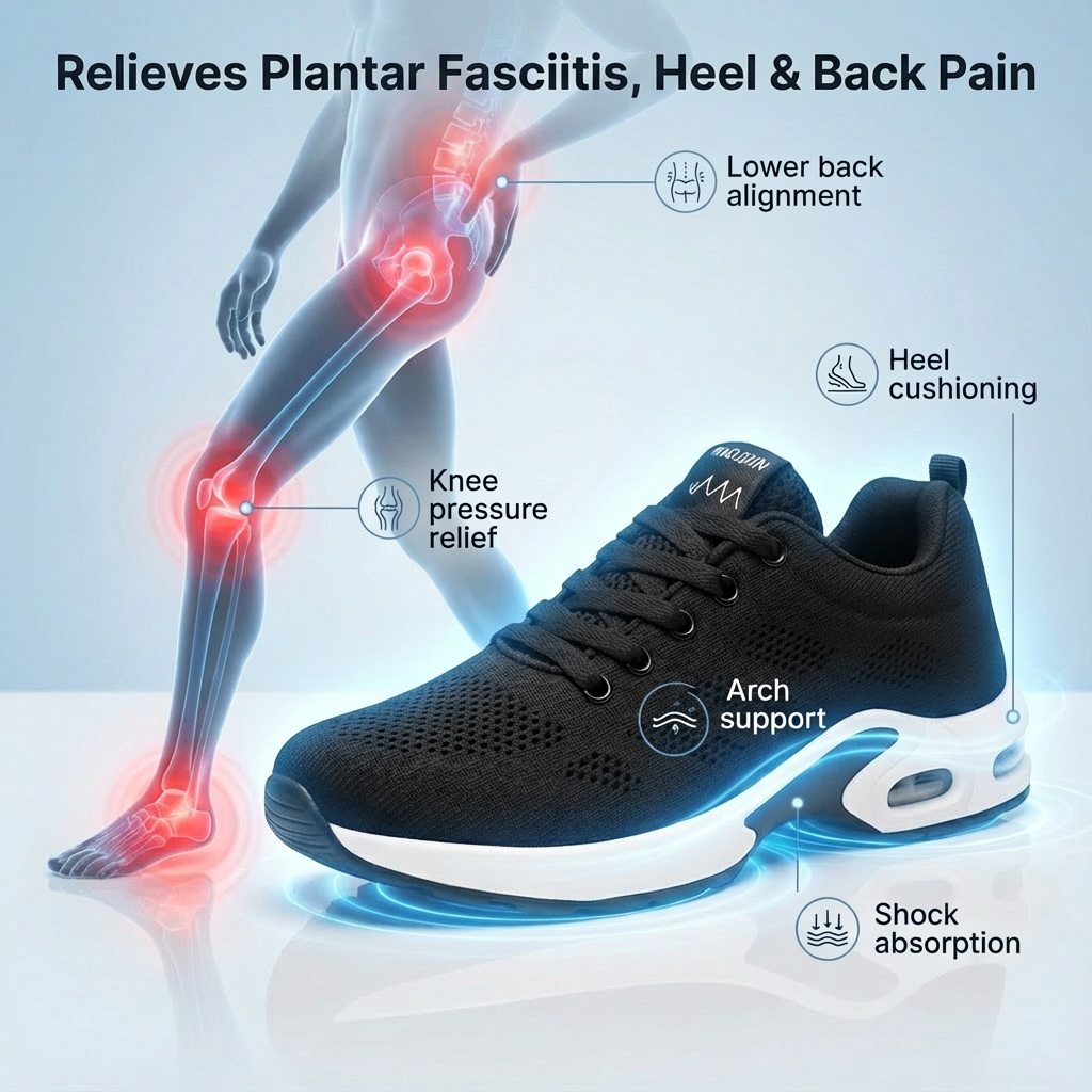 Orthora Pro — 12-Hour Shift Shoes for All-Day Foot, Knee &amp; Back Pain Relief [Mother&