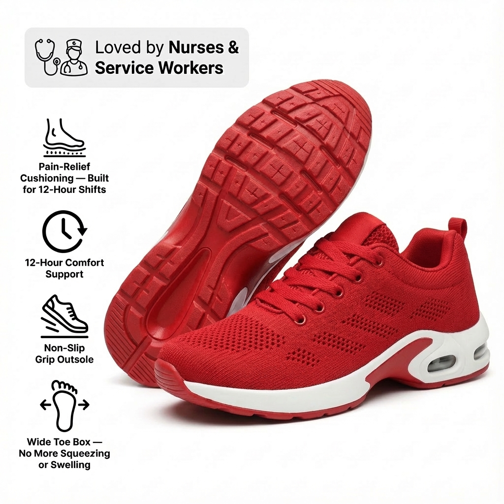 Orthora Pro – 12-Hour Shift Shoes for All-Day Foot, Knee &amp; Back Pain Relief (BOGO) (Copy)
